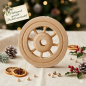 Preview: Holzrad - Krippenzubehör, ca. 3,5 cm